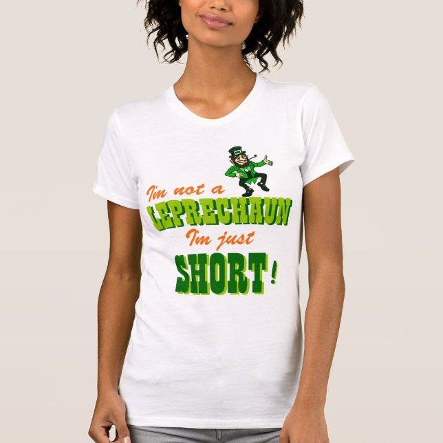 Inte faktiskt ett troll Shorty Tee (Framsida)