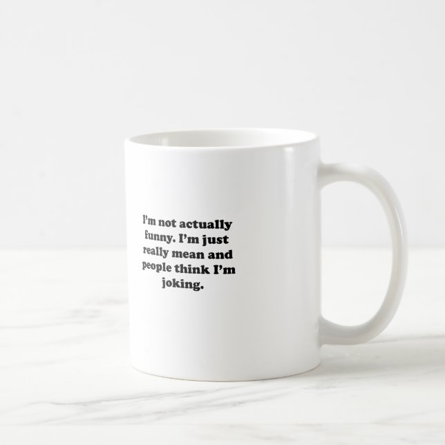 Inte faktiskt roligt kaffemugg (Höger)