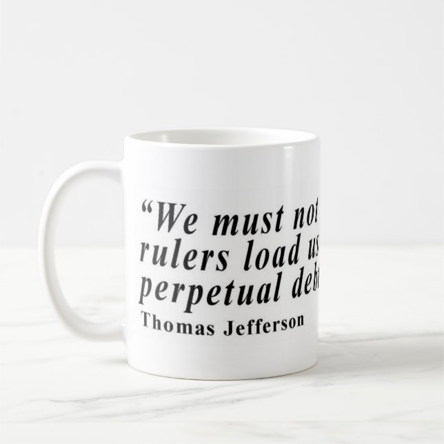 Inte federalt reservera muggen kaffemugg (Vänster)