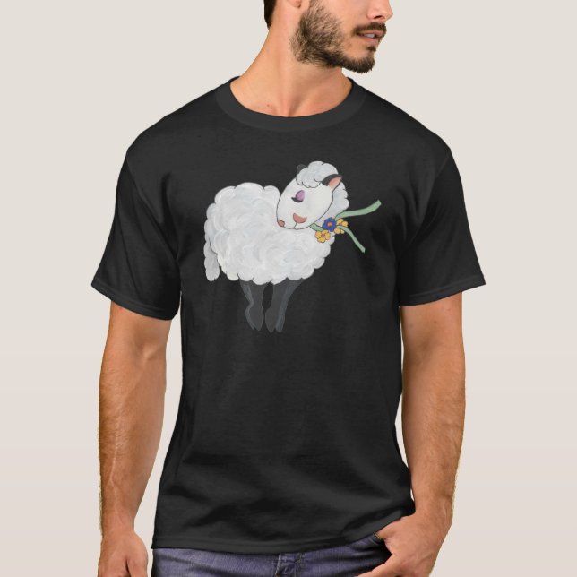 Inte fet tacka, fluffig tacka! t shirt (Framsida)