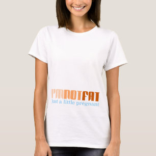 Inte fett precis gravid t shirt