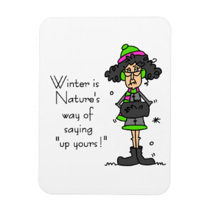Inte Fläkt i vinter Magnet