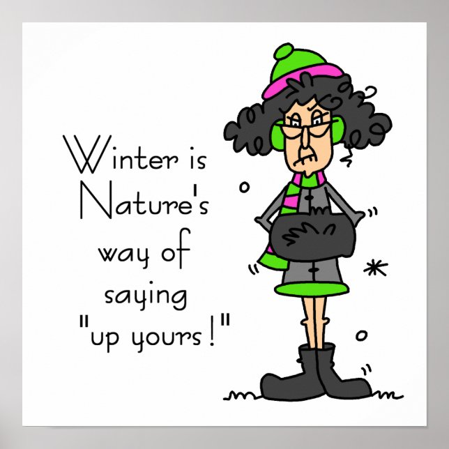 Inte Fläkt i vinter Poster (Framsidan)