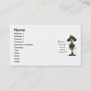 Inte Fläkt i vinter Visitkort