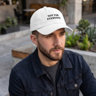 Inte För Alla Keps | Minimalistisk Estetisk Hatt