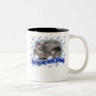 Inte för middag! Två-Tonad mugg