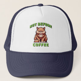 Inte före kaffe keps