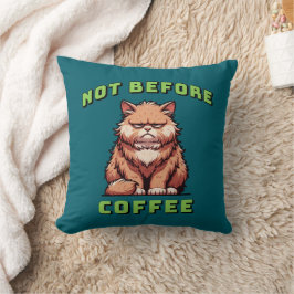Inte före kaffe kudde