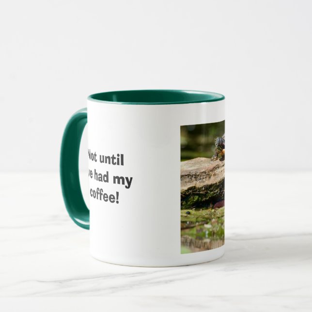 Inte förrän jag har fått mitt kaffe! Mugg (Framsida vänster)