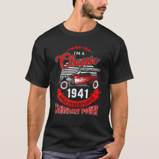 Inte gammal jag är klassisk 1941 81St Birthday Gif T Shirt