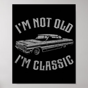 Inte gammal klassiker för män Pappa Farfar Fars da Poster