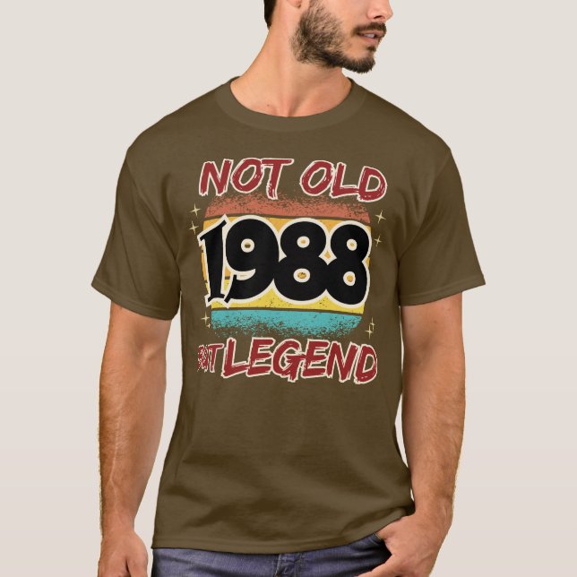 Inte gammal, utan förklaring 1988 t shirt (Framsida)