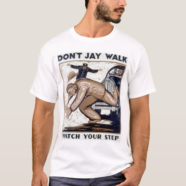 Inte går Jay 1937 WPA Tee Shirt (Framsida)