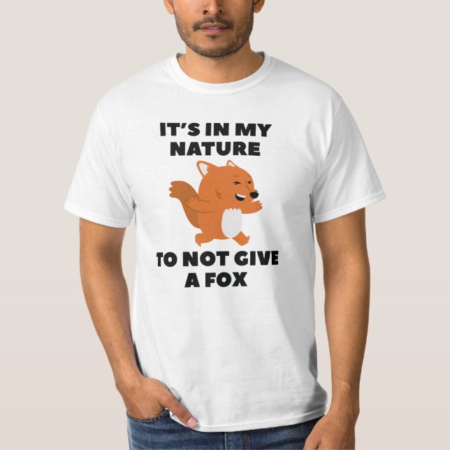 Inte Ge A Fox T Shirt (Framsida)