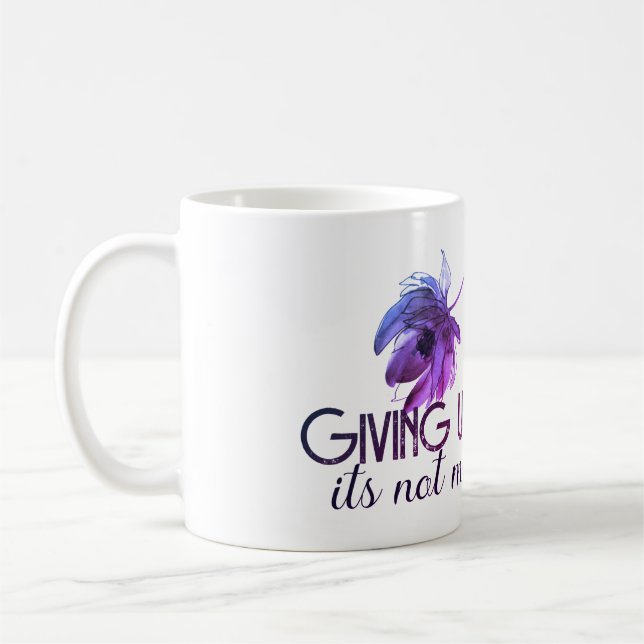 Inte ge upp kaffemugg (Vänster)