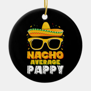 Inte genomsnittlig pappa-då familj Cinco De Mayo Julgransprydnad Keramik