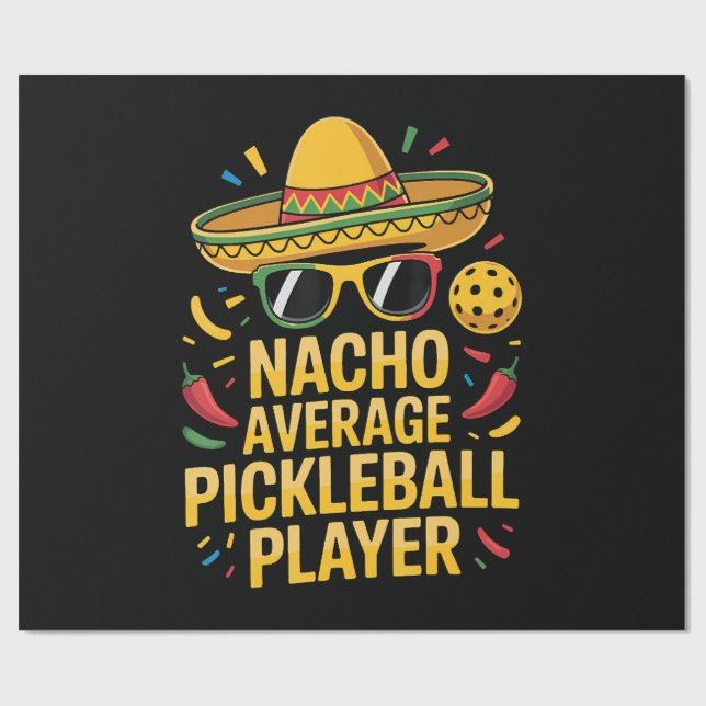 Inte genomsnittlig pickleball-spelare presentpapper (Platt)
