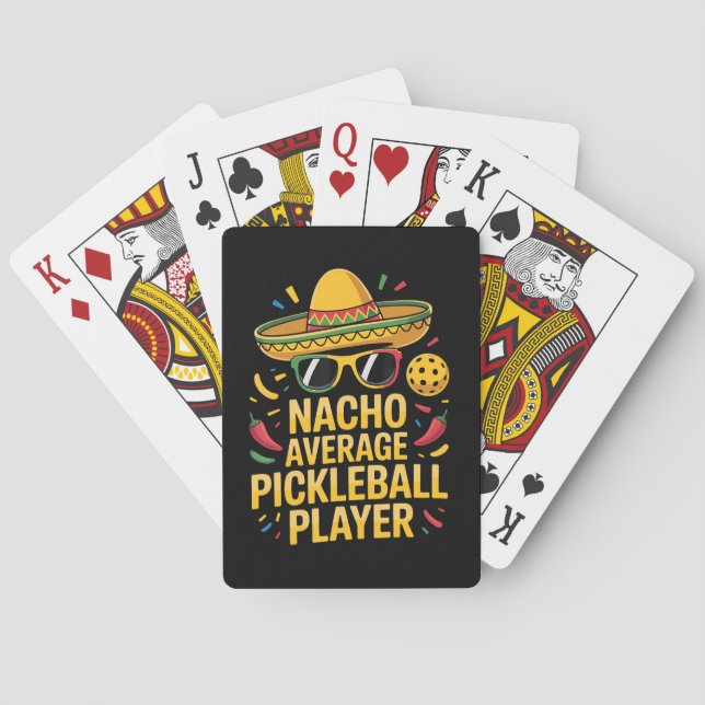 Inte genomsnittlig pickleballspelare casinokort (Baksidan)