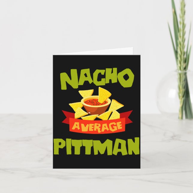 Inte genomsnittlig pittman rolig födelsedag eftern kort (Framsida)