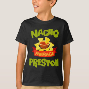 Inte genomsnittlig preston rolig födelsedag eftern t shirt
