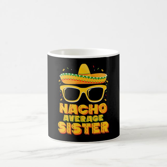 Inte genomsnittlig syster Cinco De Mayo Matchande  Kaffemugg (Center)