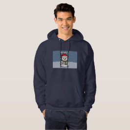 Inte Glad Ännu • Grinig Snöman Rolig Högtidspresen Hoodie