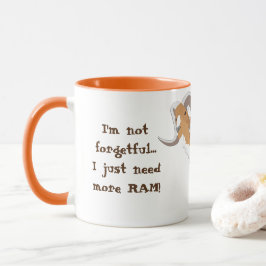 Inte glömsk rolig manar kaffemugg