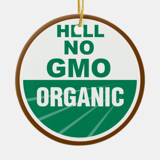 Inte GMO Orgainc Julgransprydnad Keramik (Framsidan)