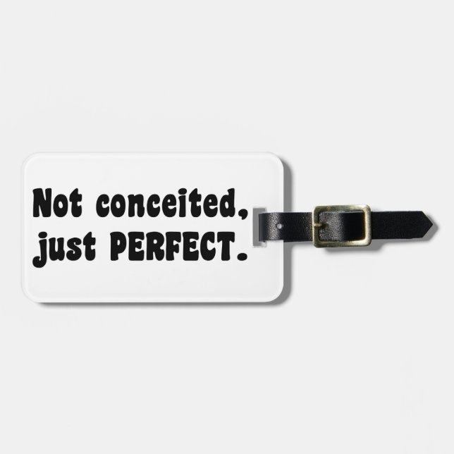 Inte godkänt, bara Perfekt Bagagebricka (Horisontell Framsida)