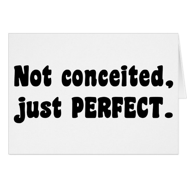 Inte godkänt, bara Perfekt Hälsningskort (Framsidan Horizontal)