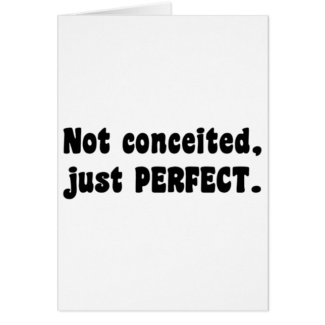 Inte godkänt, bara Perfekt Hälsningskort (Framsidan)