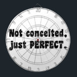 Inte godkänt, bara Perfekt Piltavla<br><div class="desc">Humoristisk slogan för att låta folk veta hur man känner sig för sig själv. :</div>