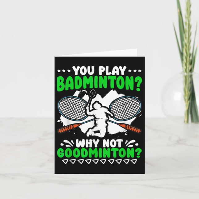 Inte Goodminton Racket Shuttle Hobby Badminton Pla Kort (Framsida)