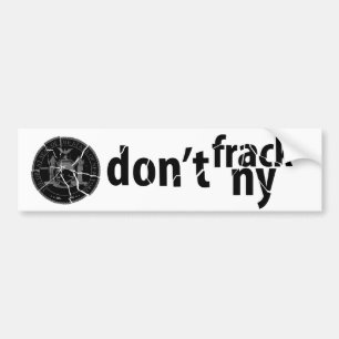 Inte gör Frack New York Bildekal