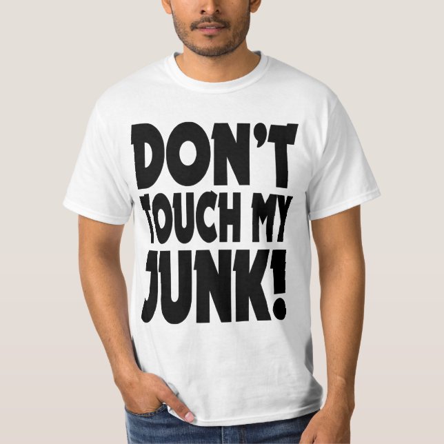Inte gör handlag mitt skräp t shirt (Framsida)