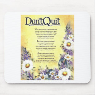 inte gör quit=inspirationaldikt musmatta