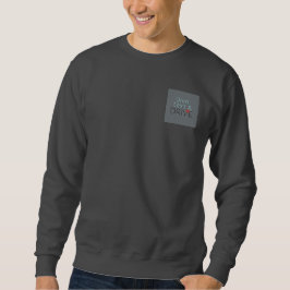 Inte gör text & drev sweatshirt
