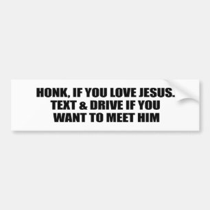 Inte gör text & drev: TUTA, OM DU ÄLSKAR JESUS. Bildekal