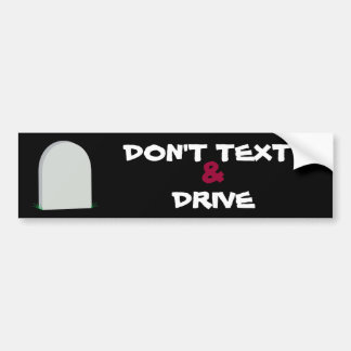 INTE GÖR TEXT, &, DREVbildekalet Bildekal