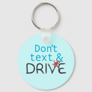 Inte gör text & drevkeychains nyckelring