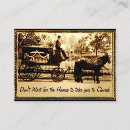 Inte gör väntanpastorprofessionellen visitkort