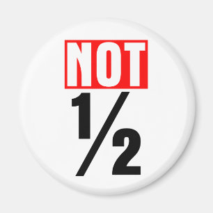 Inte hälften magnet