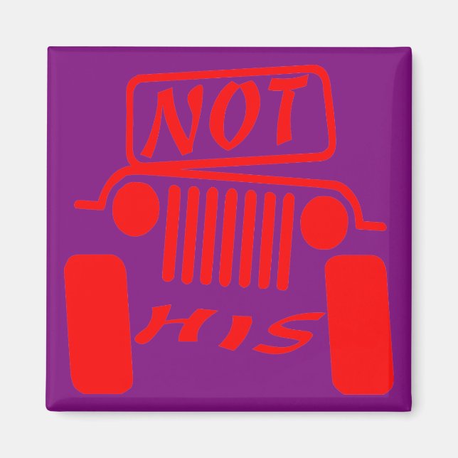 Inte hans 4 x 4 #USAPatriotGraphics © Magnet (Framsidan)