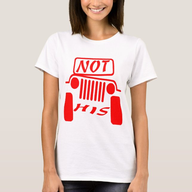 Inte hans 4 x 4 #USAPatriotGraphics © T Shirt (Framsida)