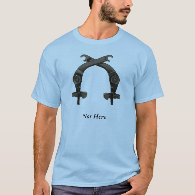 Inte här brakeless t-shirt (Framsida)