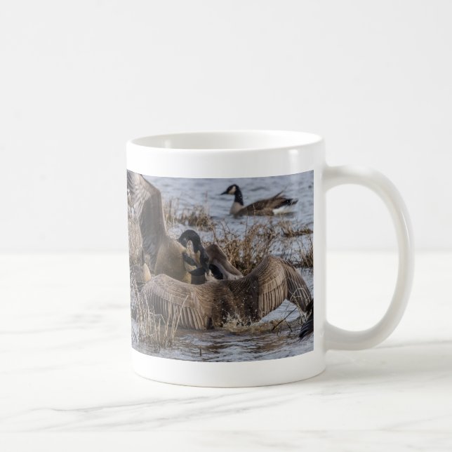 Inte här Kaffe Mugg (Höger)