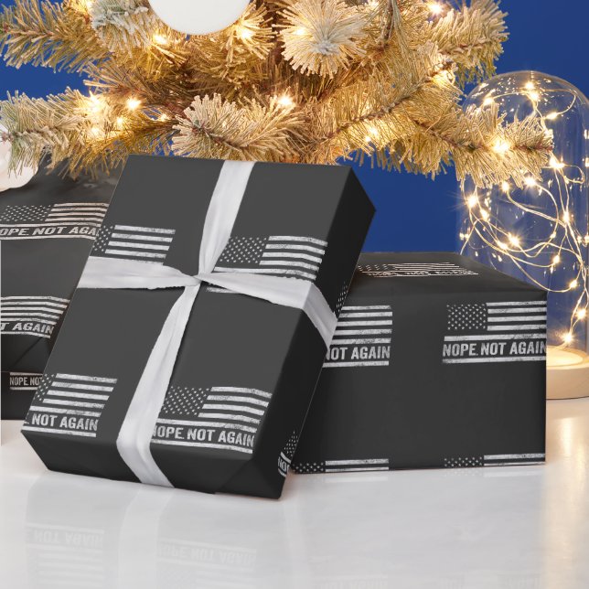 Inte heller igen roligt USA flagga Republican Trum Presentpapper (Helgdagar)