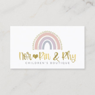 Inte heller Rin & Rhy Boutique - Ej redigerbar mal Visitkort