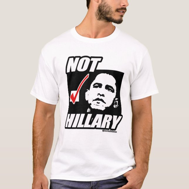 Inte Hillary för president Tee (Framsida)