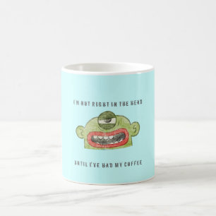 INTE HÖGER MUGG för KAFFE 6A [TÄNDA - blått],